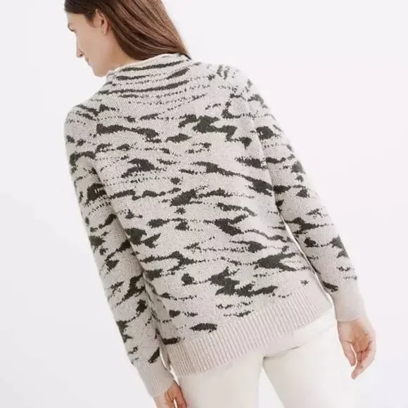 Madewell Alexia Alpaca‎ Mock Neck Sweater Size XS - Picture 3 of 8